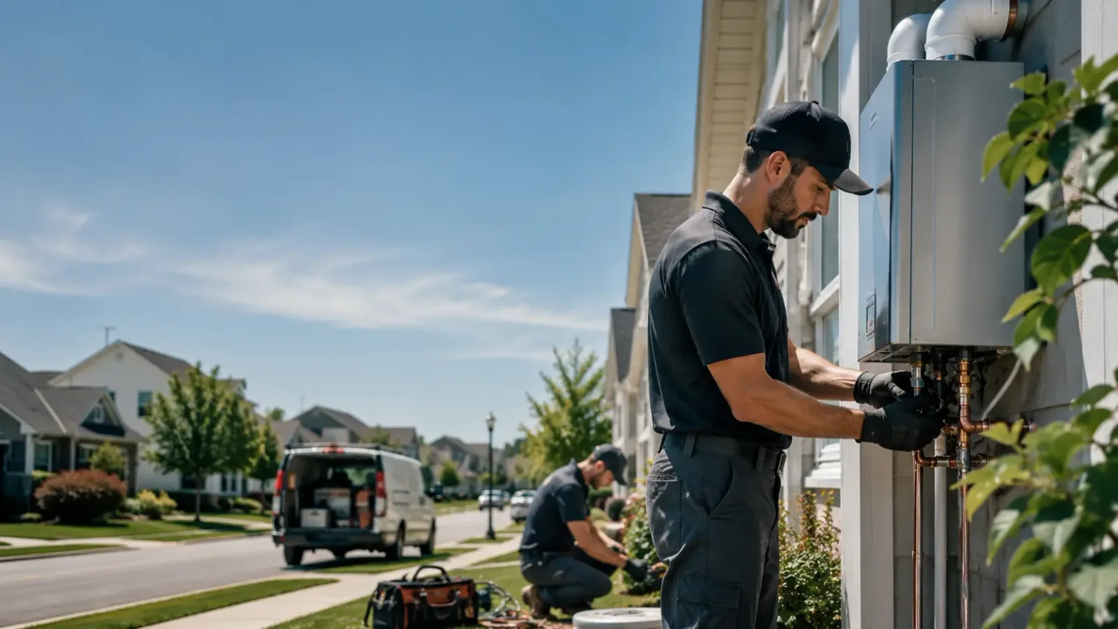 Tankless Water Heater Installation in Industry, PA